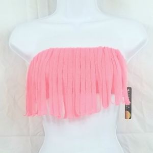 Ocean Drive Clothing Co Fringed Bandeau Top NWT
